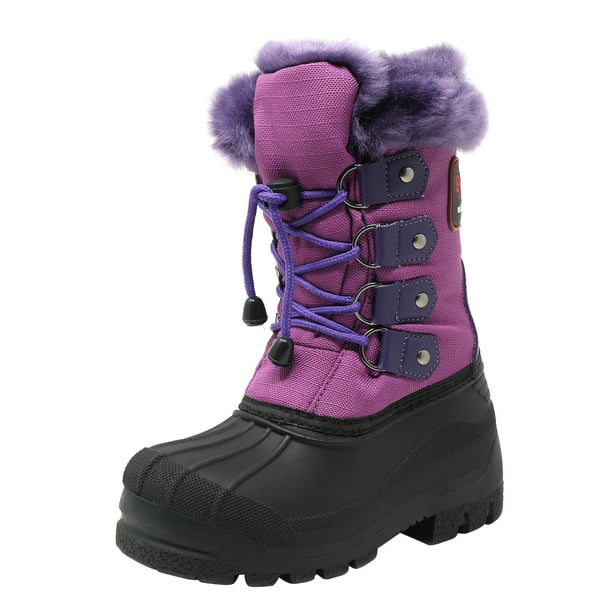 DREAM PAIRS Boys Girls Insulated Waterproof Snow Boots 